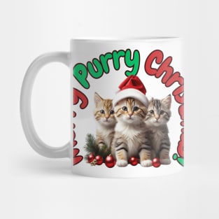 Merry Purry Christmas Mug